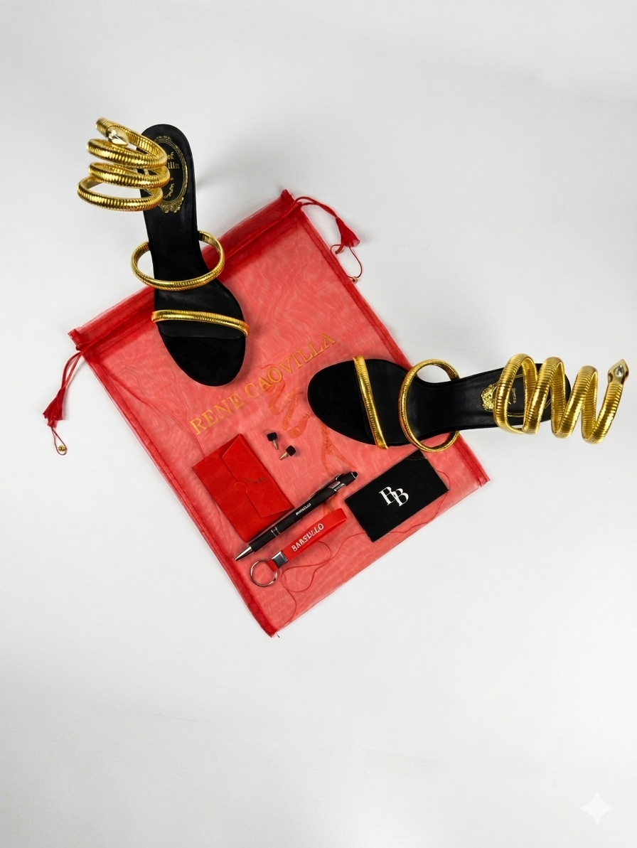 RC Heels Black / Golden