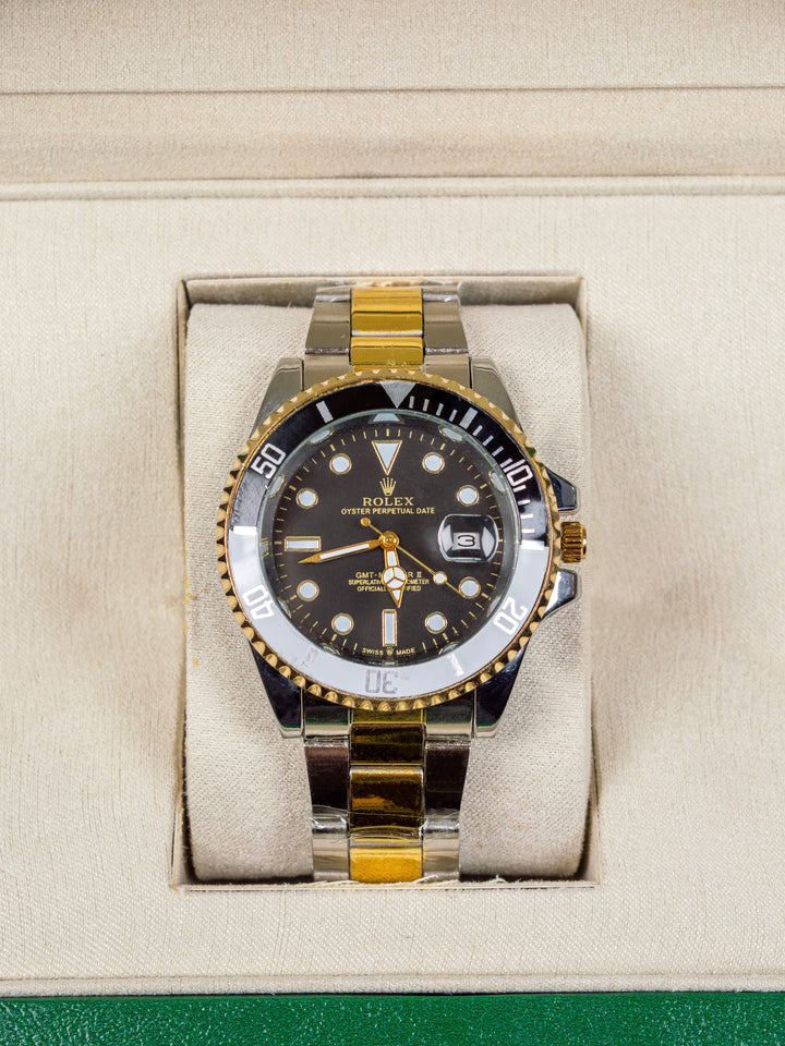 A1 RLX Men's GMT-Master II 40 – Black Dial / Black Bezel