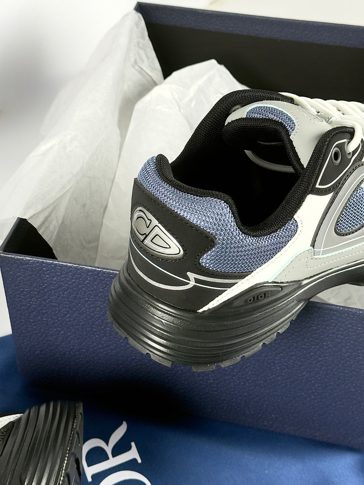 CD B30 Blue/White/Black Sneakers (Reflective)