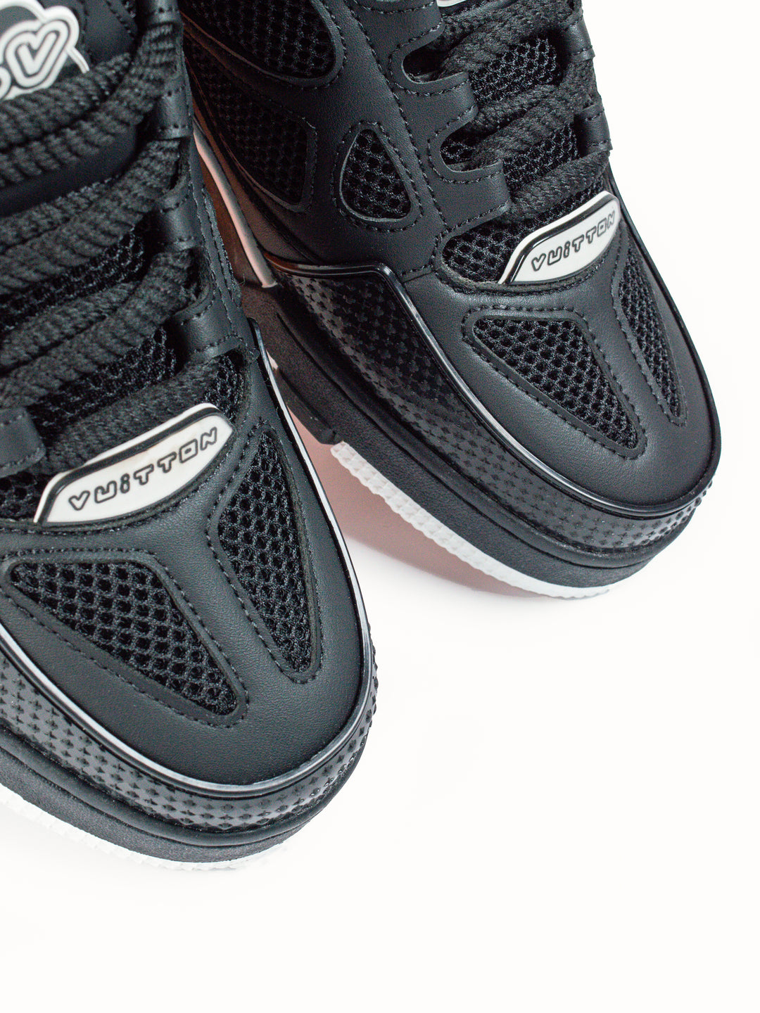 LV Skate Sneaker Black / White