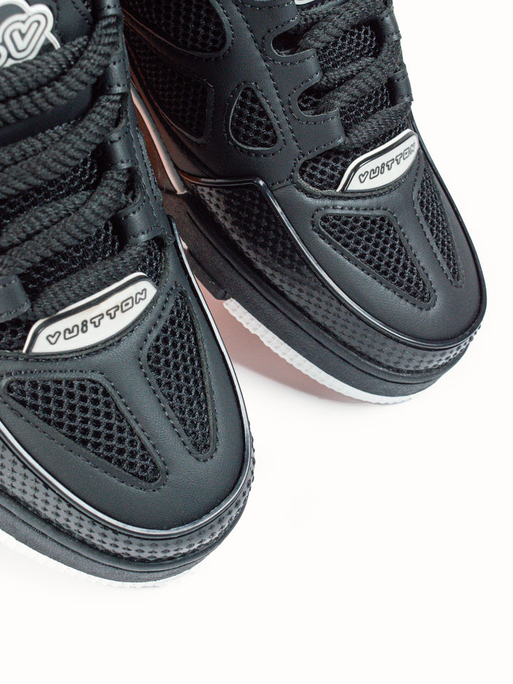 LV Skate Sneaker Black / White