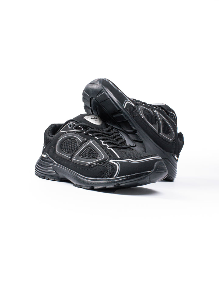 CD B30 Triple Black Sneakers (Reflective)