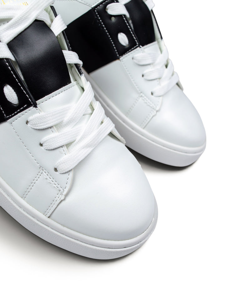 VLTN Low-Top White / Black Sneakers