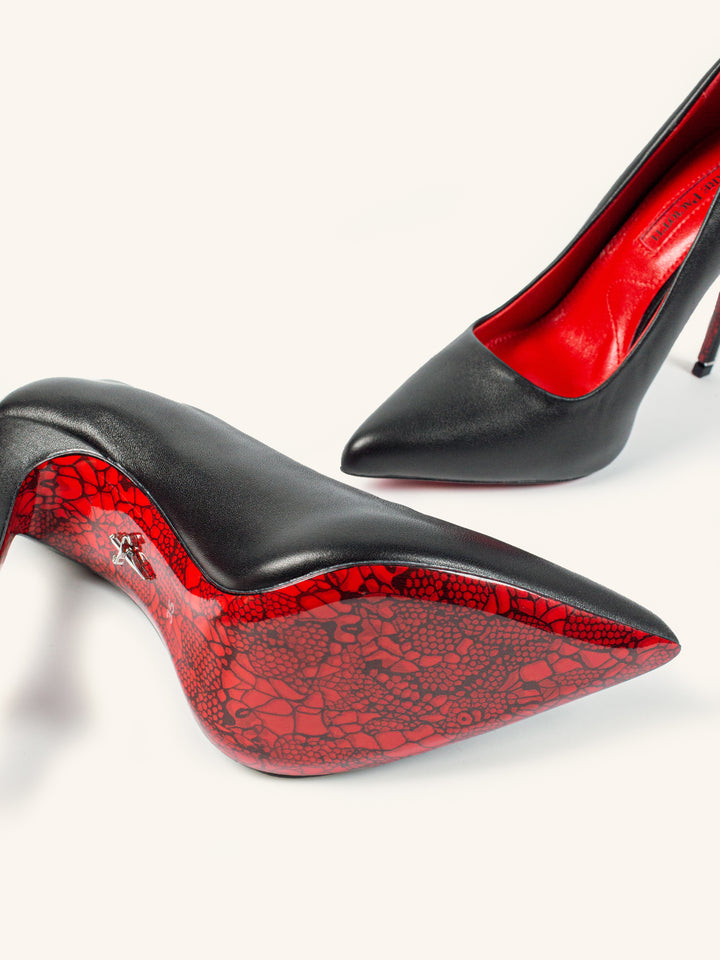 CP Silver Closed Heels