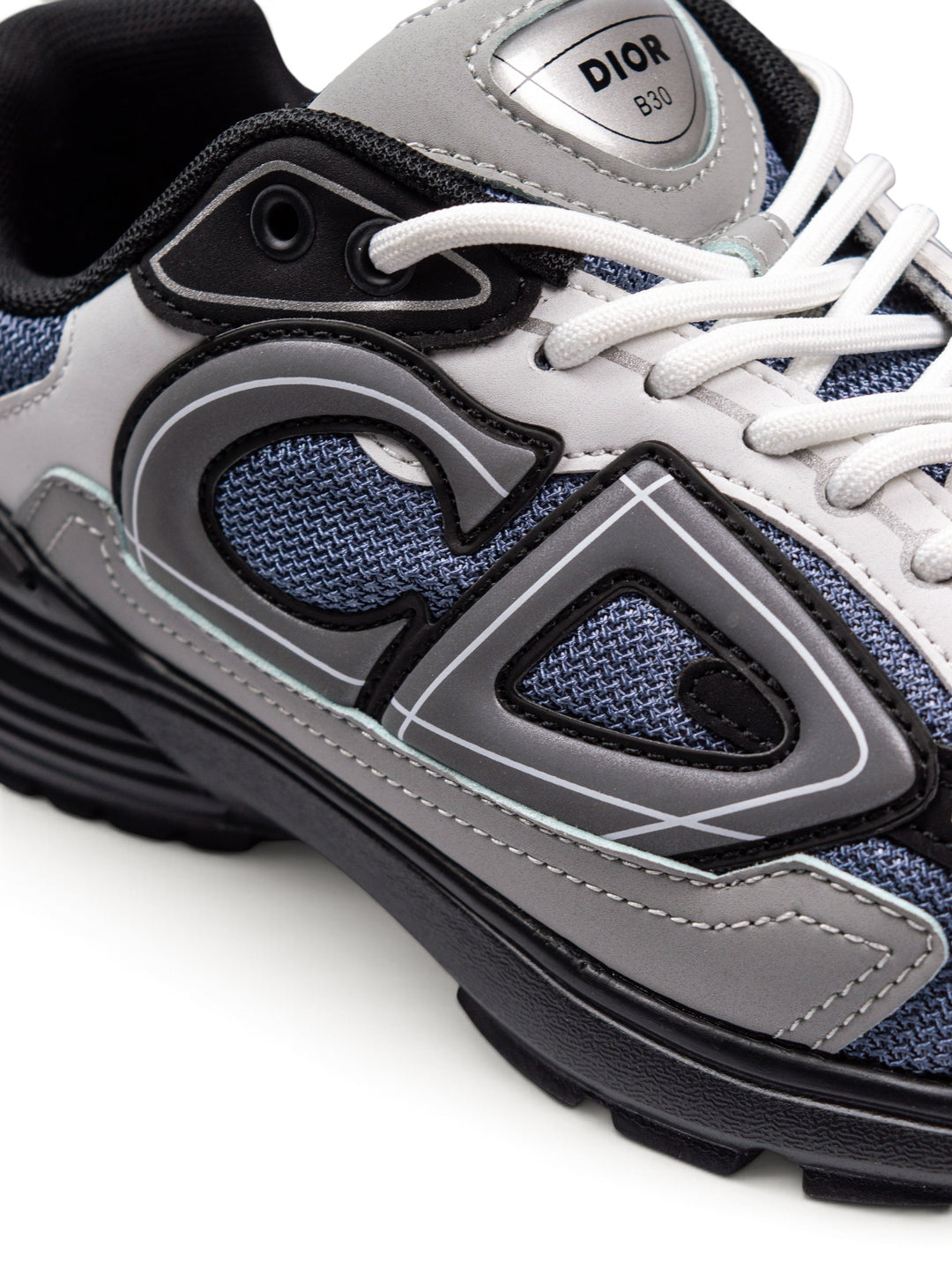CD B30 Blue/White/Black Sneakers (Reflective)