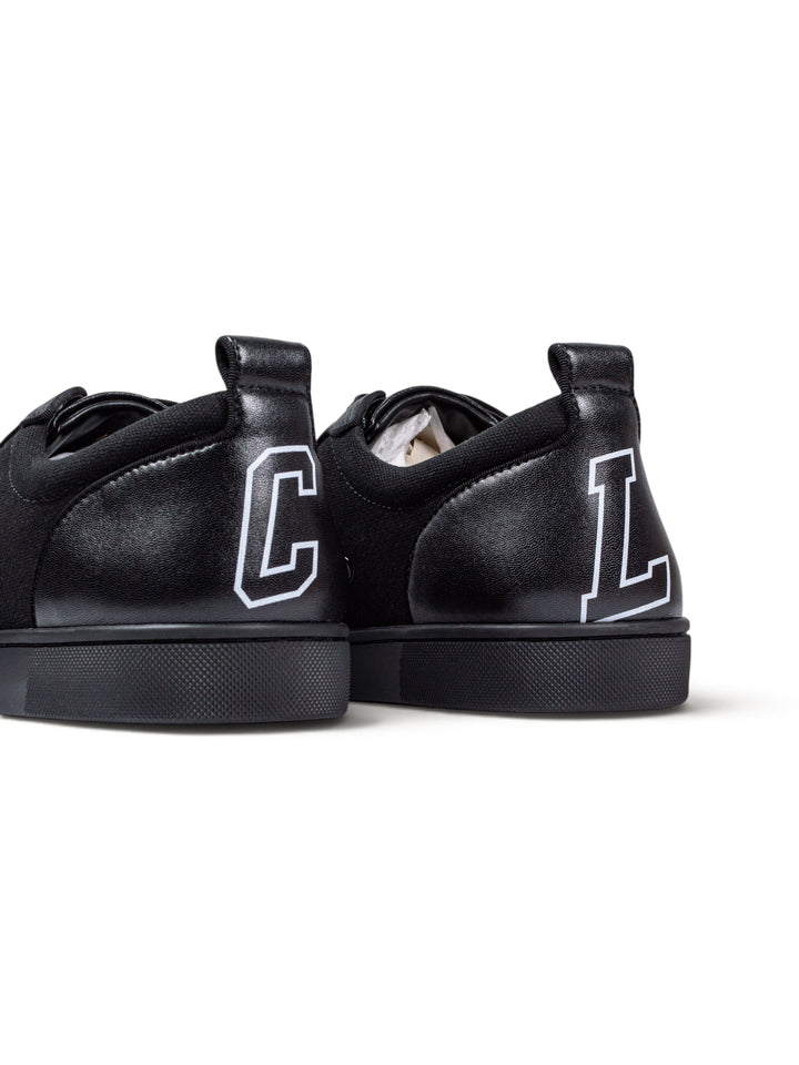 Loubs Junior Low-Top Black Sneakers