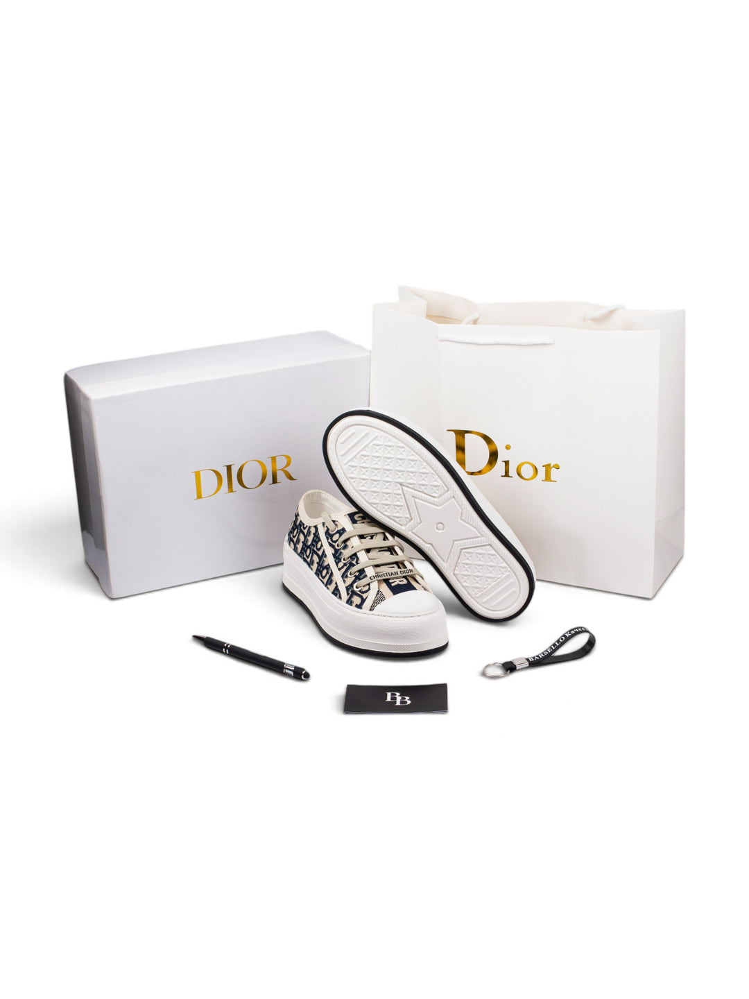CD Dark Pattern Low-Top Sneakers