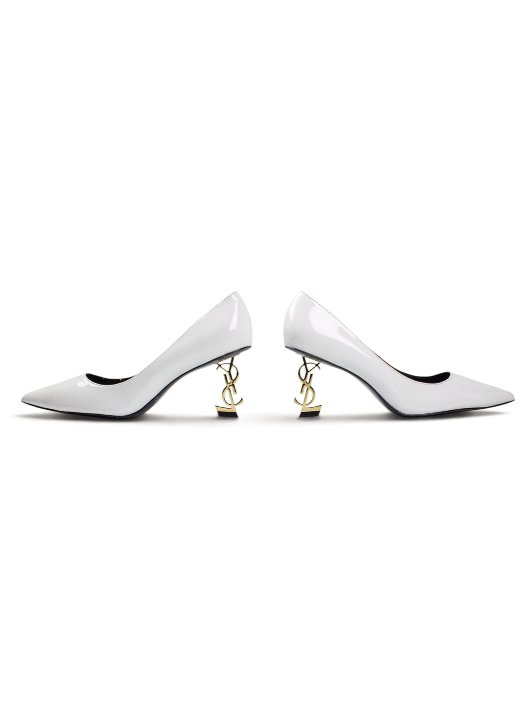 YSL High-Heels White Closed