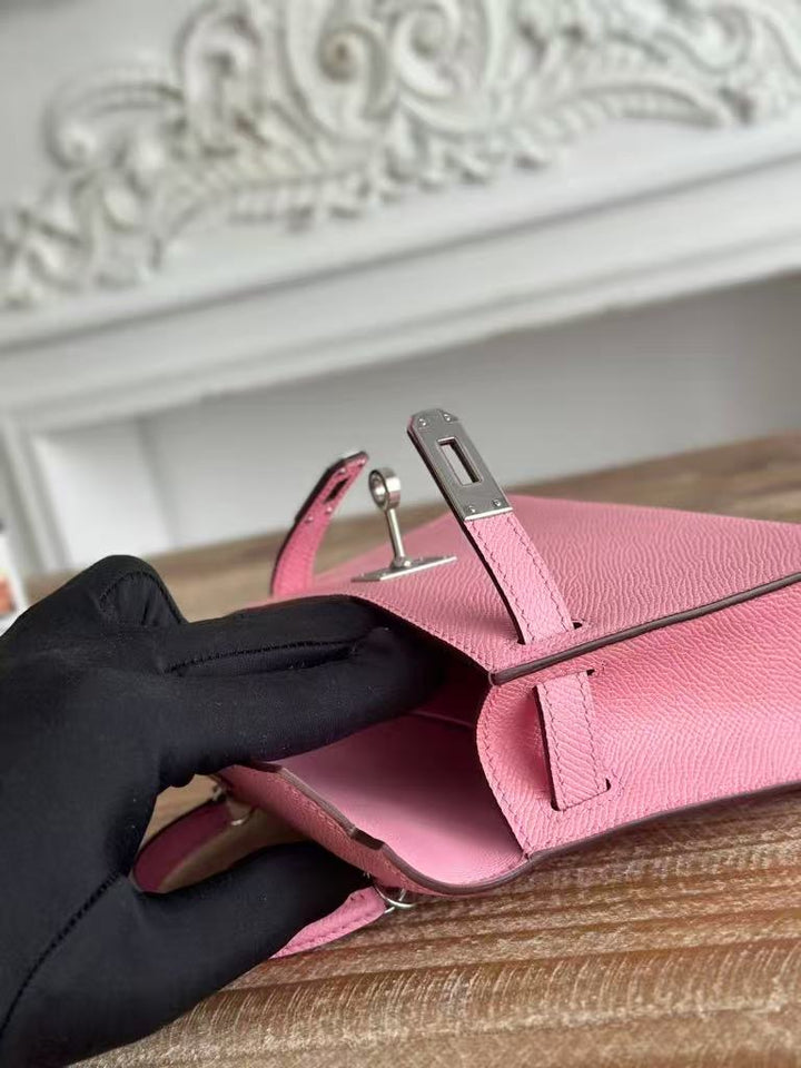 Hermes Kelly Sellier Bag Pink
