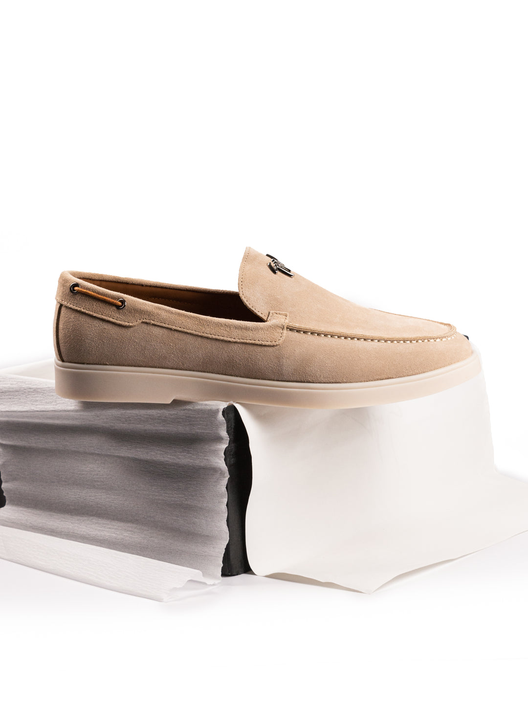 ZNTI Loafers Beige Flat