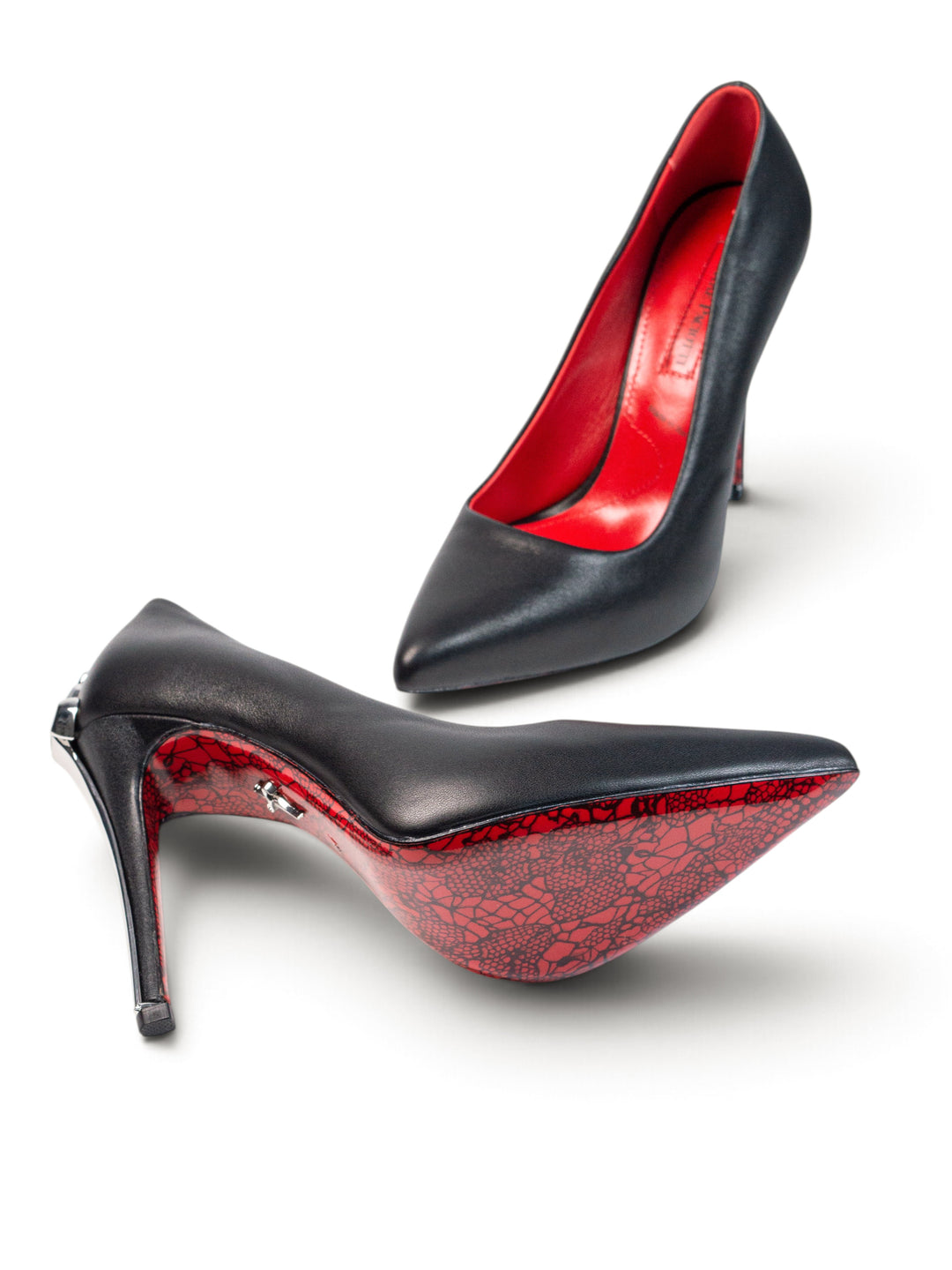 CP Silver Closed Heels