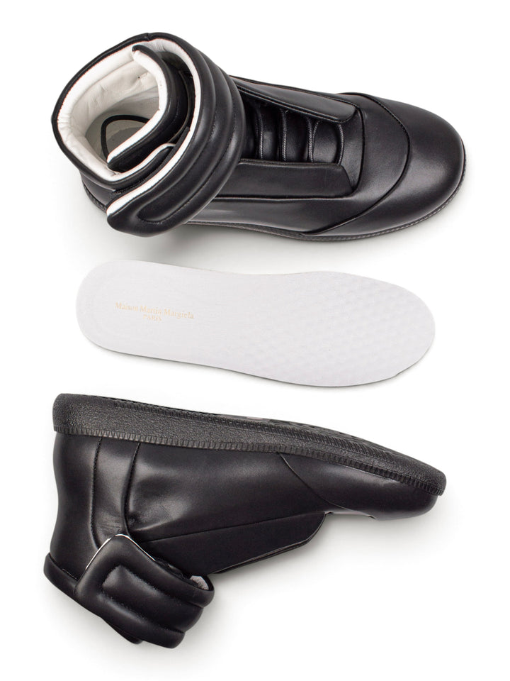 MM Black High-Top Sneakers