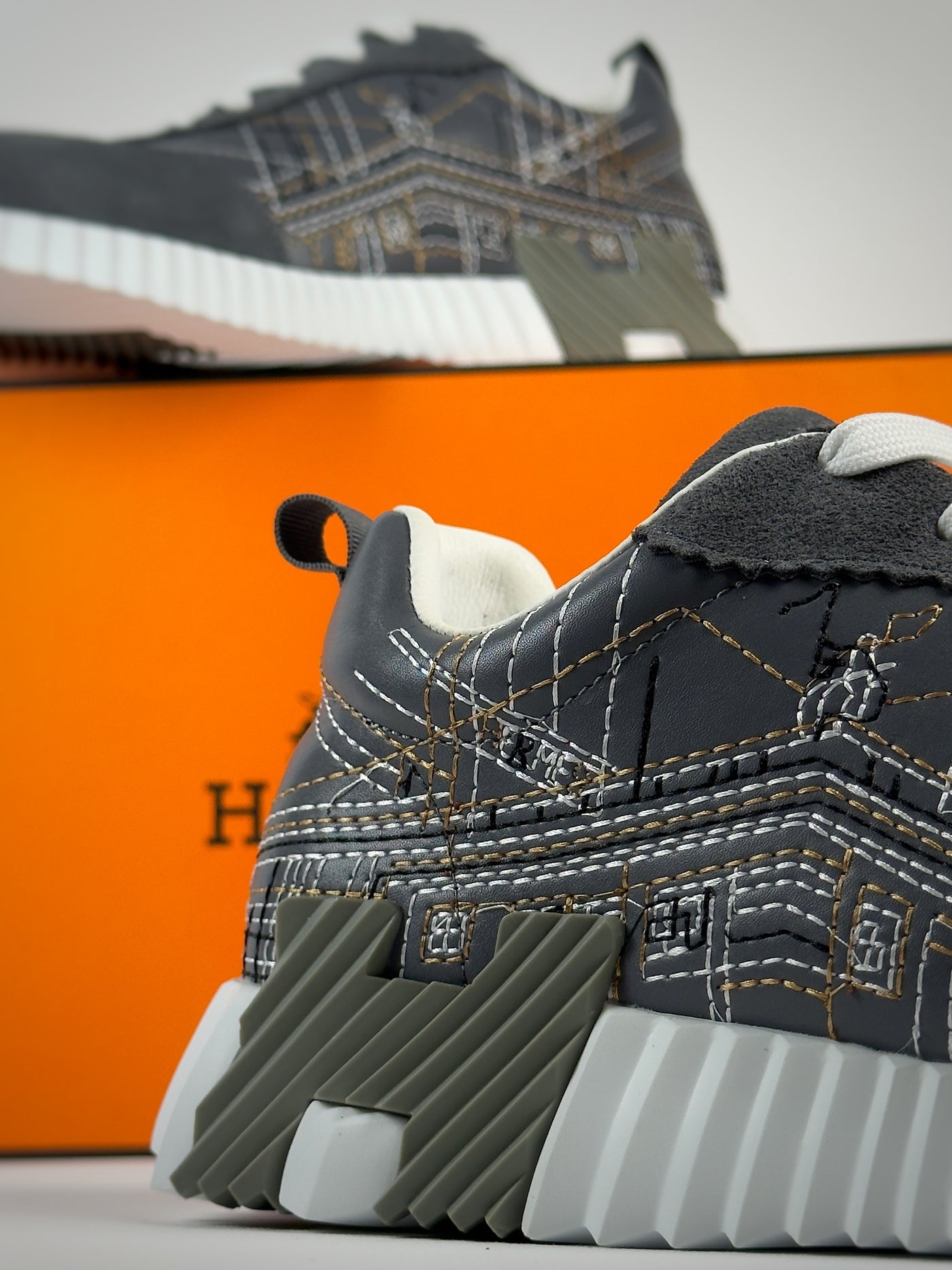 Hermes Sneakers Gray