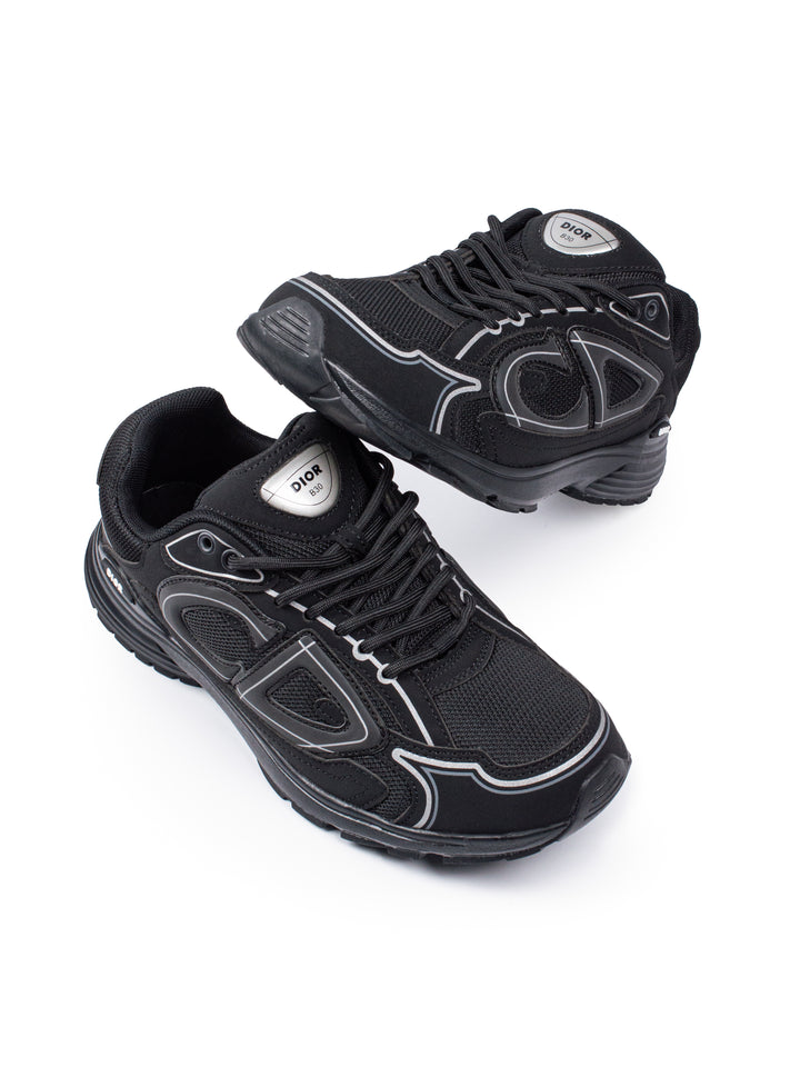 CD B30 Triple Black Sneakers (Reflective)