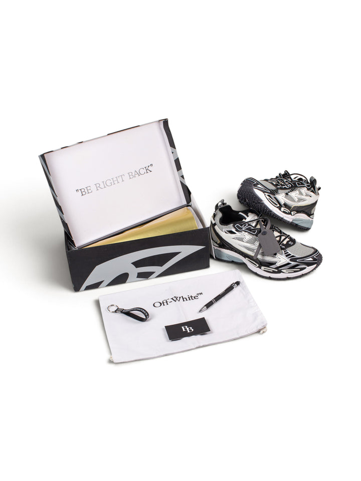 OW Be right Back Sneakers White / Black / Light Blue
