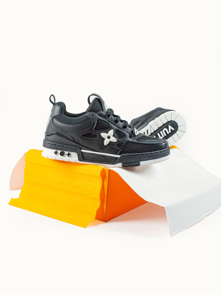 LV Skate Sneaker Black / White