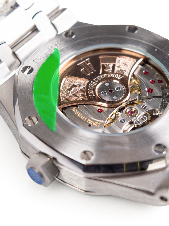 A5 AP Men's Royal Oak 41mm – Silver Dial / Fully Iced-Out