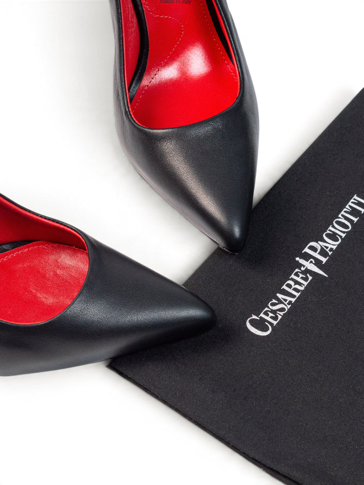 CP Silver Closed Heels