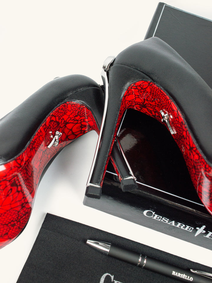 CP Silver Closed Heels