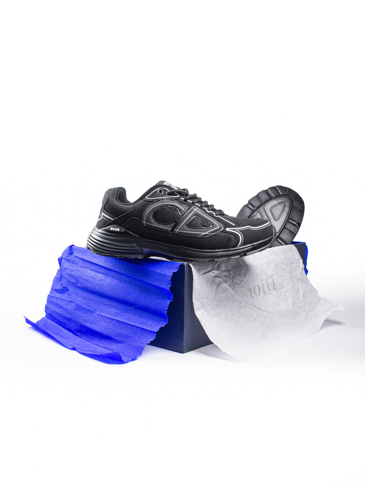 CD B30 Triple Black Sneakers (Reflective)