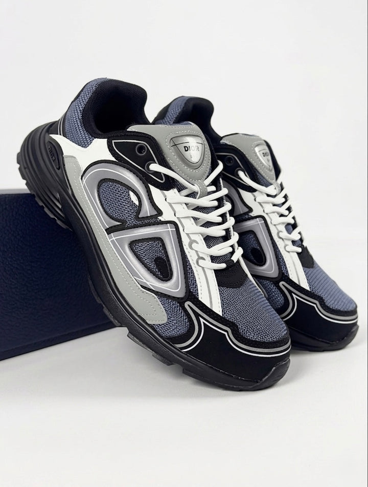 CD B30 Blue/White/Black Sneakers (Reflective)