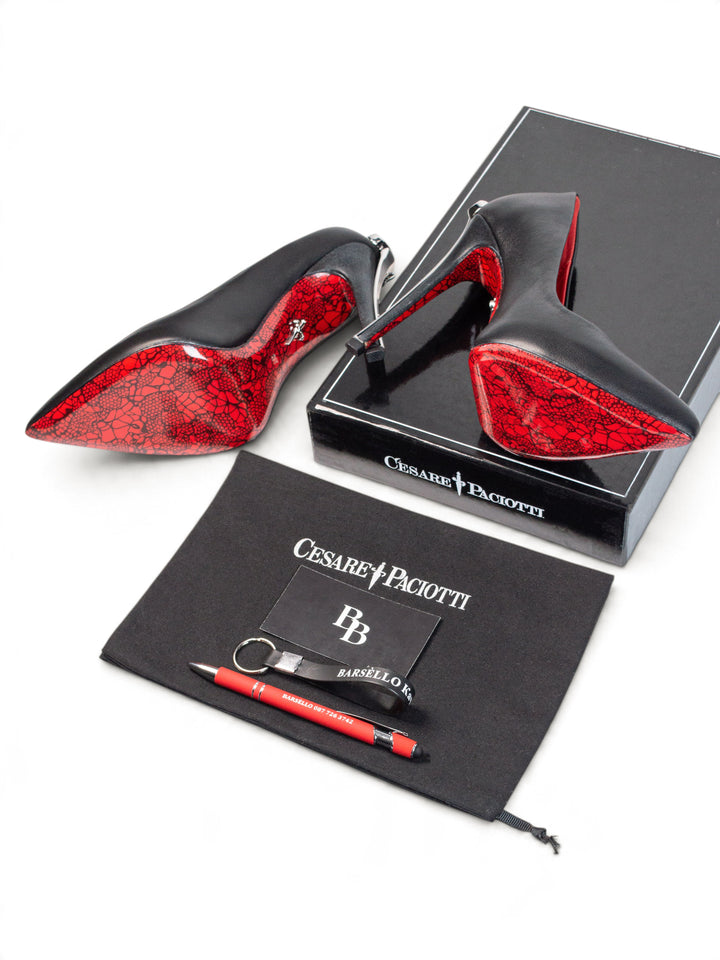 CP Silver Closed Heels