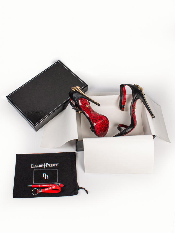 CP Golden Opened Heels