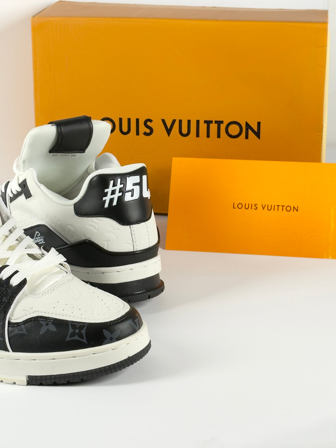 Louis Vuitton LV Trainer #54 Black White