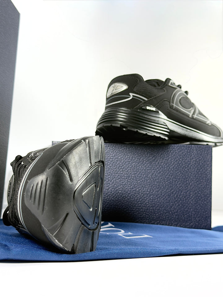 CD B30 Triple Black Sneakers (Reflective)