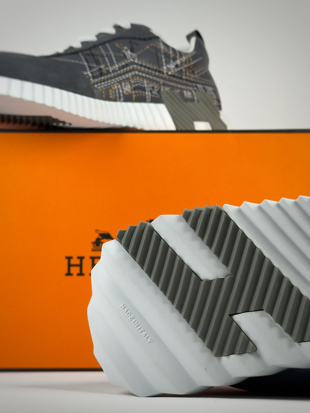 Hermes Sneakers Gray