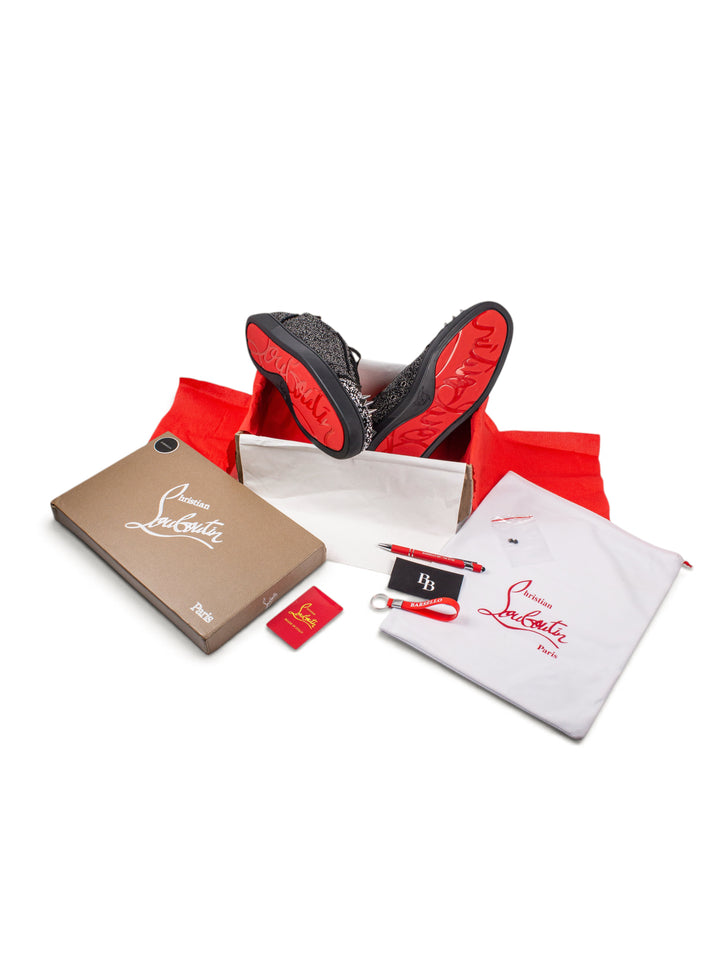Loubs Sneaker Sparkly Spikes