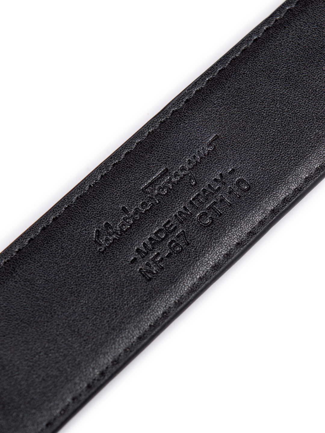 SF Calfskin Leather Custom Belt