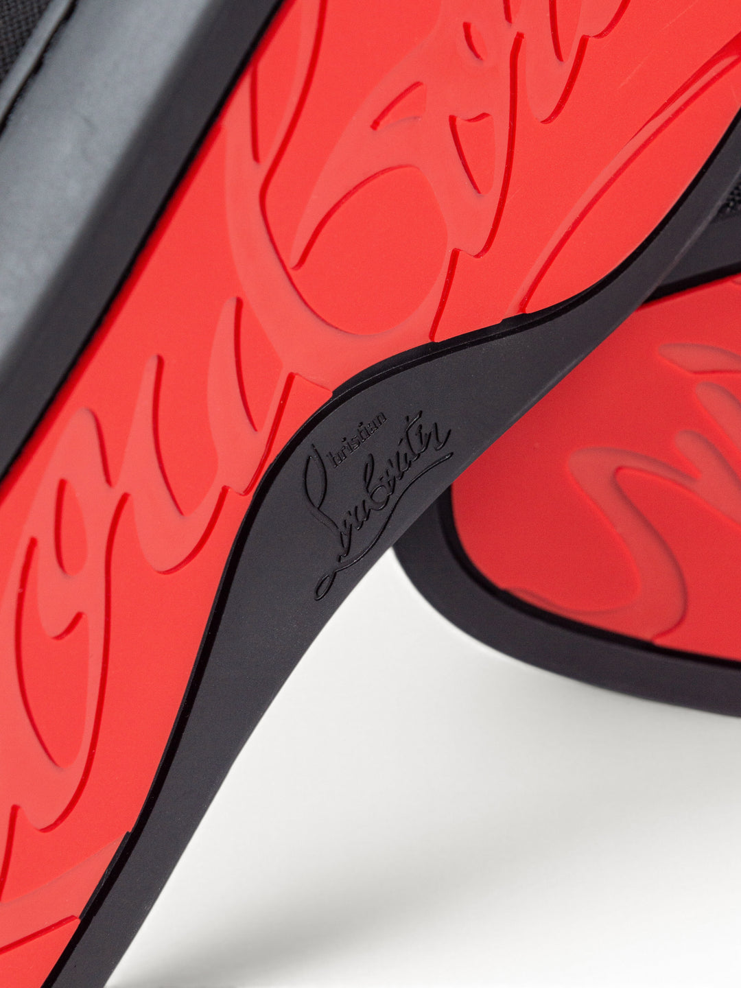 Loubs Junior Low-Top Black Sneakers