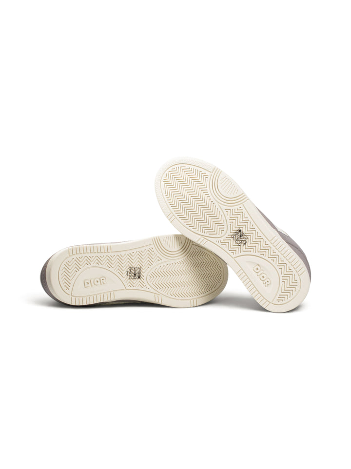 CD B27 Low-Top Cream Grained Calfskin Sneakers