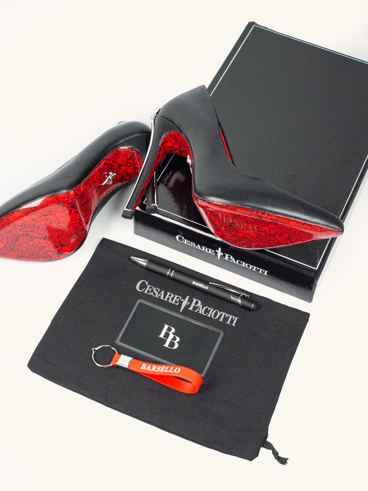 CP Silver Closed Heels
