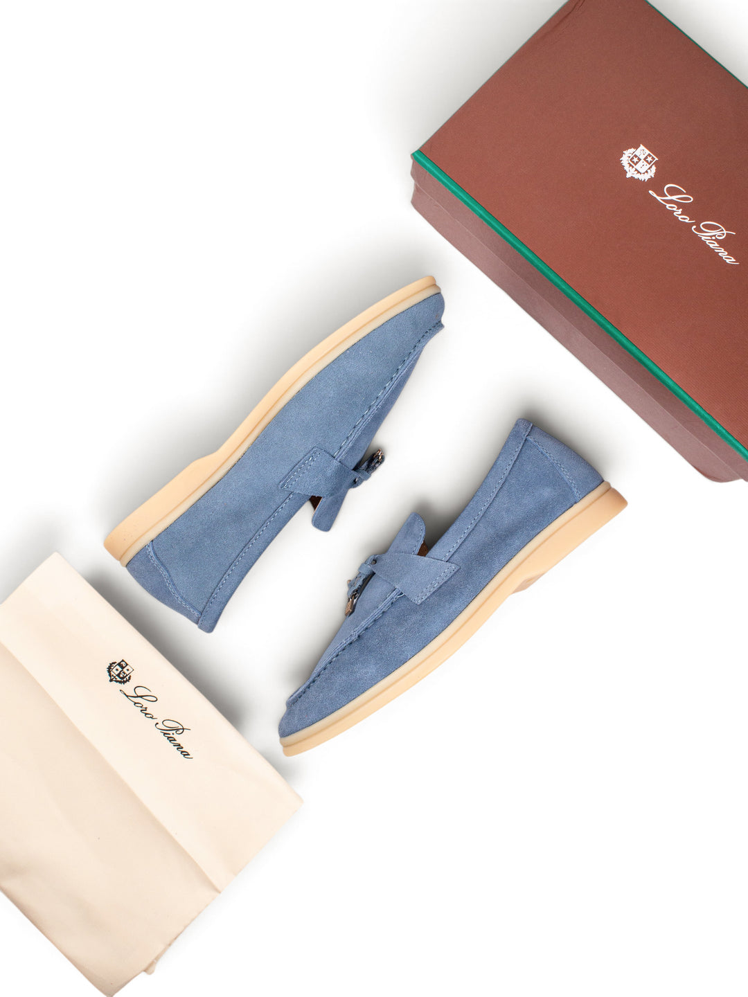 LP Loafers Denim Blue Velour