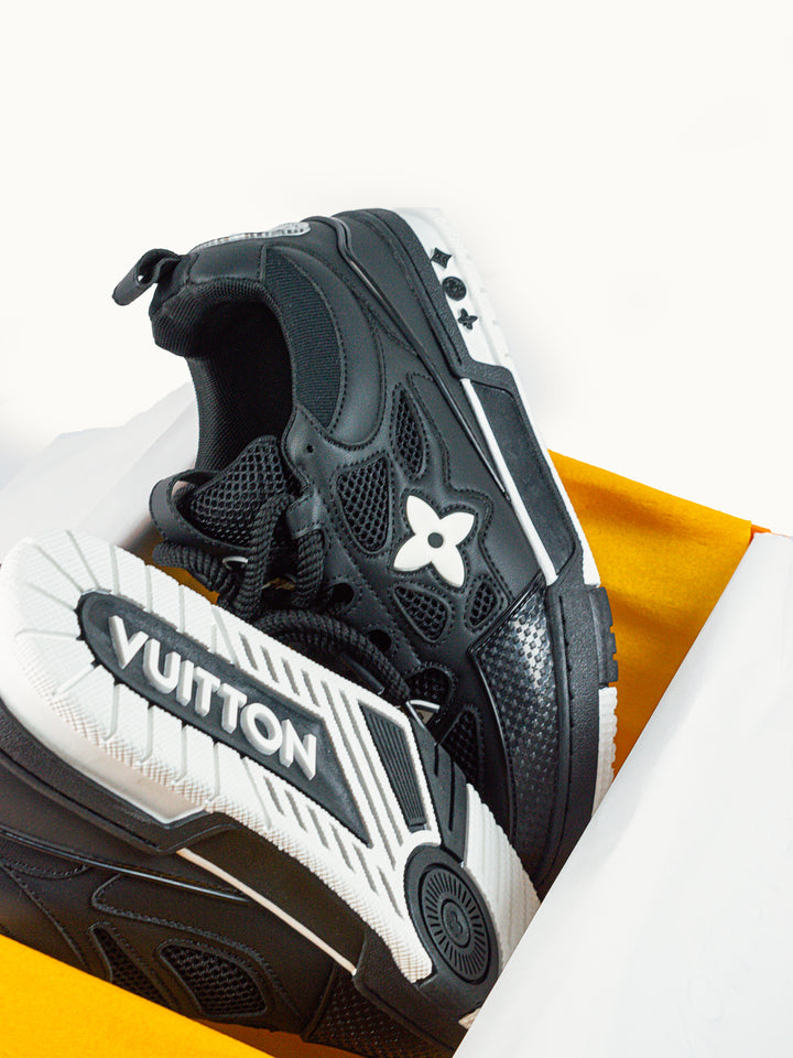 LV Skate Sneaker Black / White