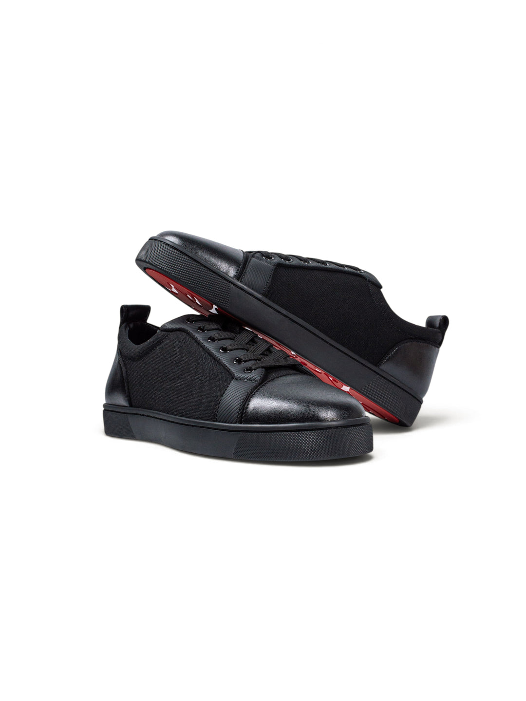 Loubs Junior Low-Top Black Sneakers