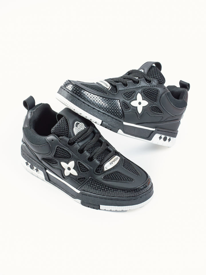 LV Skate Sneaker Black / White