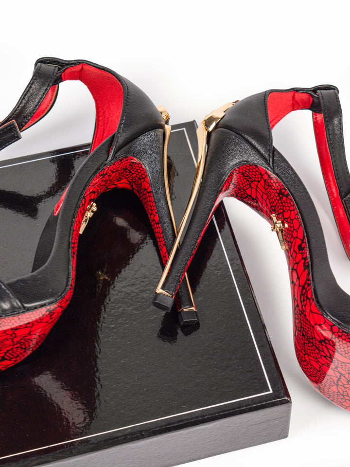 CP Golden Opened Heels