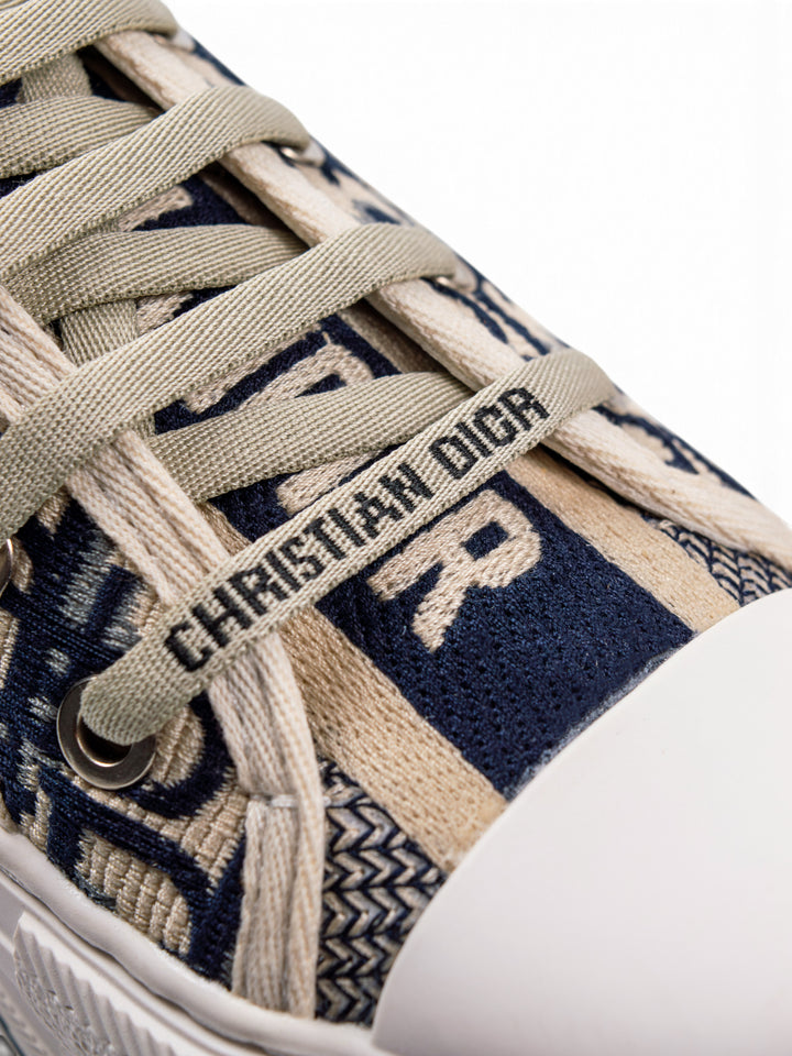 CD Dark Pattern Low-Top Sneakers