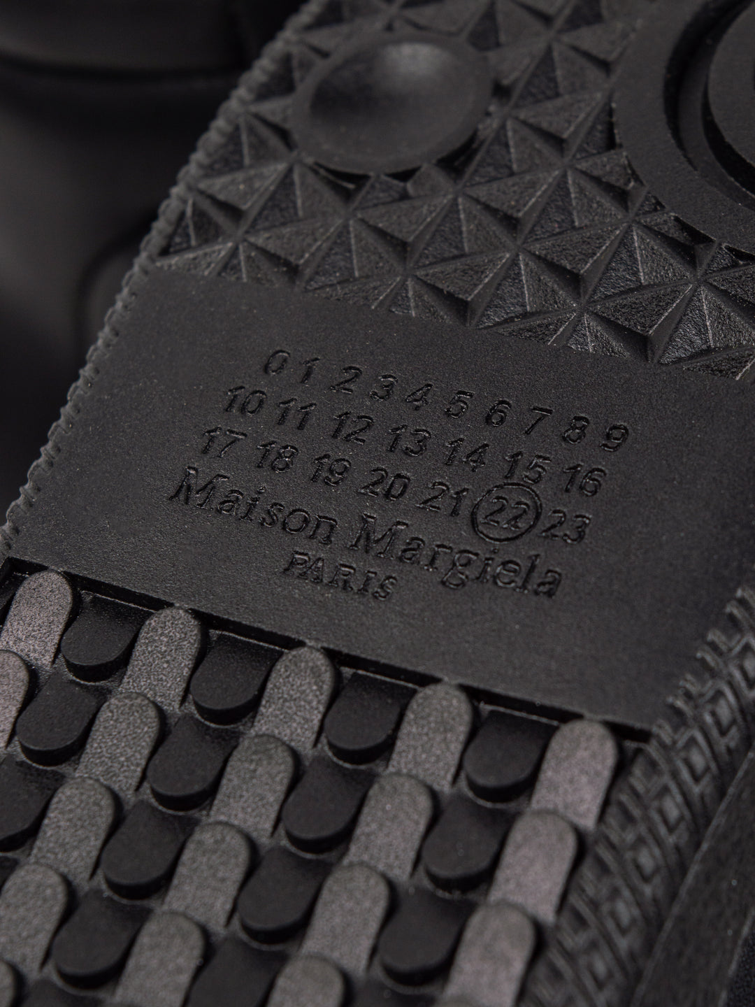 MM Black High-Top Sneakers