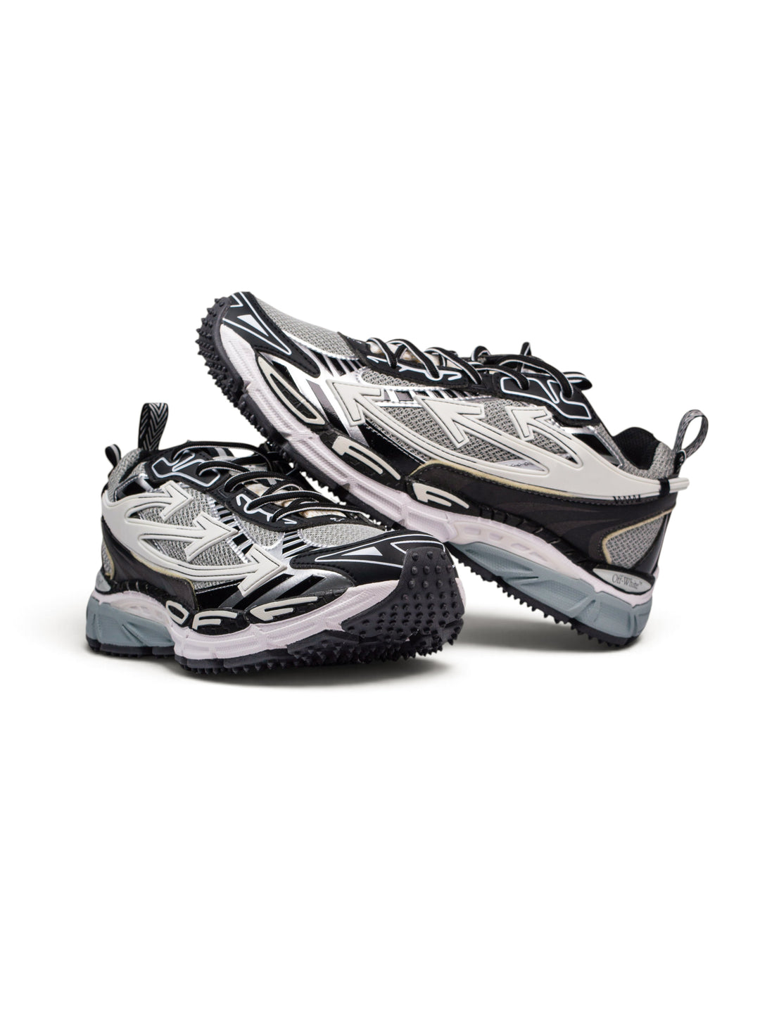 OW Be right Back Sneakers White / Black / Light Blue