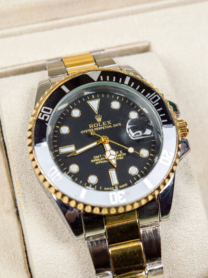 A1 RLX Men's GMT-Master II 40 – Black Dial / Black Bezel