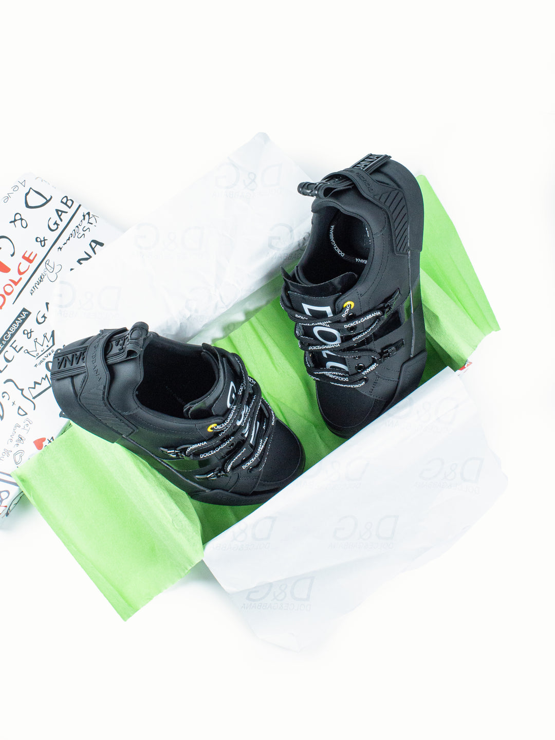D&G Black Sneakers