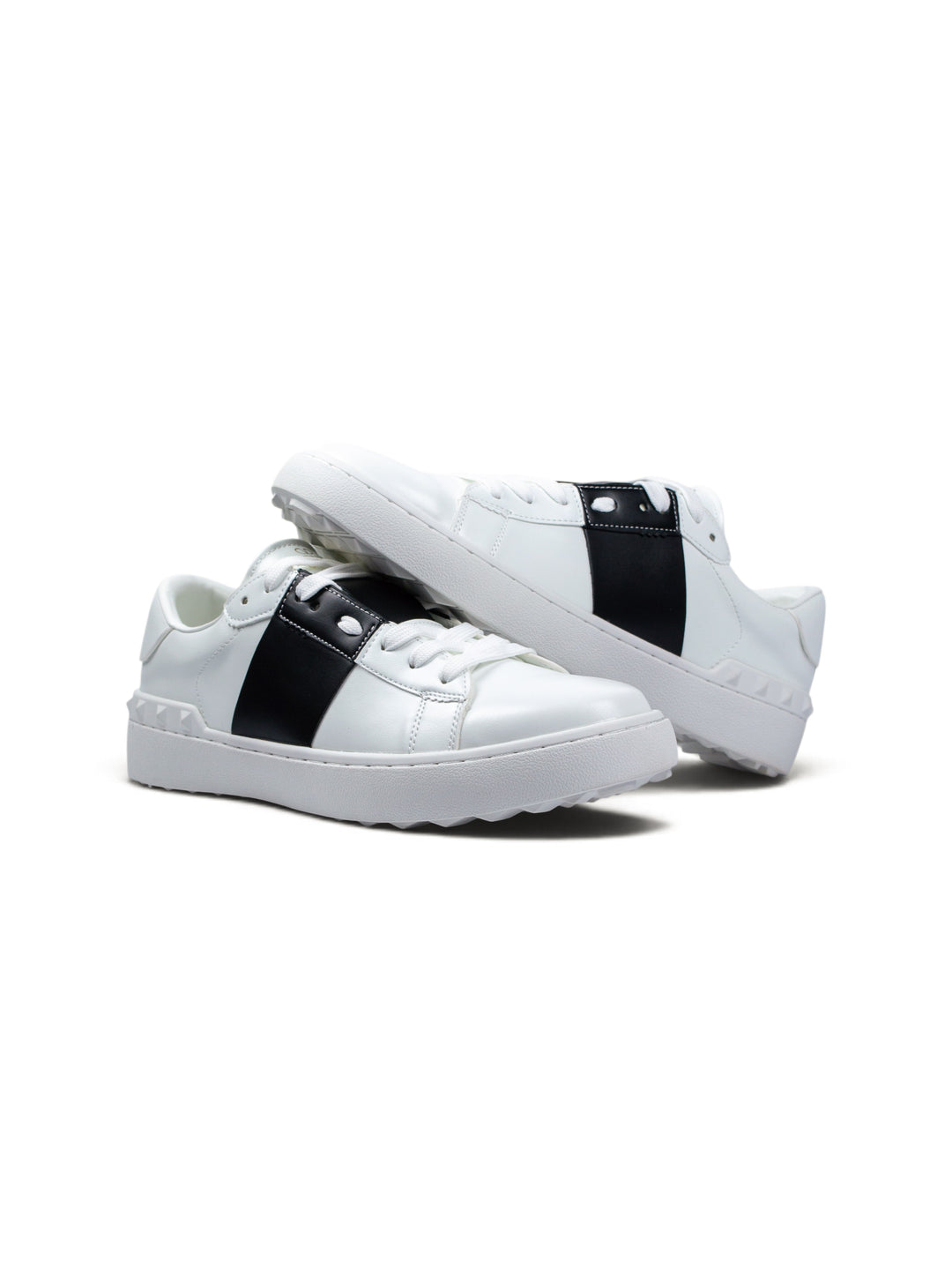 VLTN Low-Top White / Black Sneakers