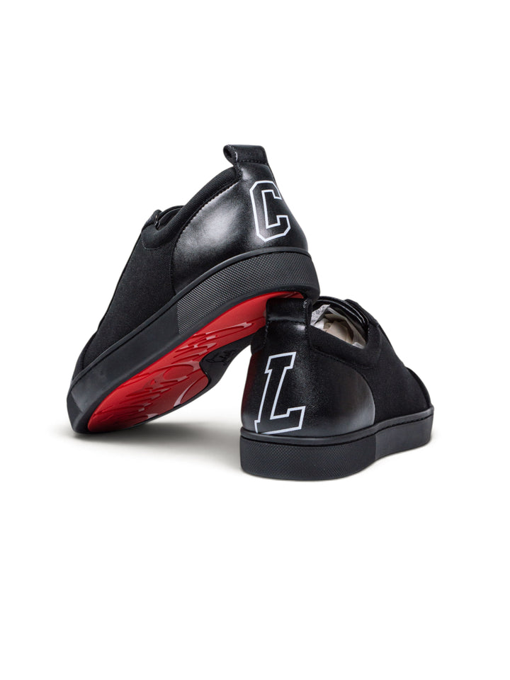 Loubs Junior Low-Top Black Sneakers