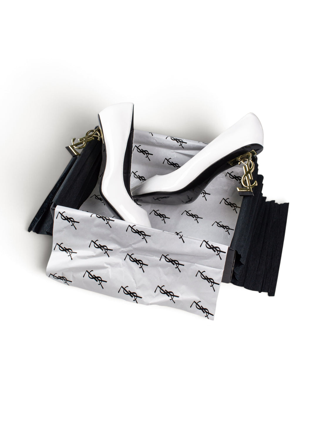 YSL High-Heels White Closed
