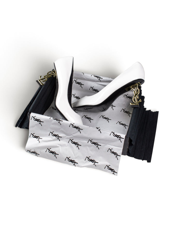 YSL High-Heels White Closed
