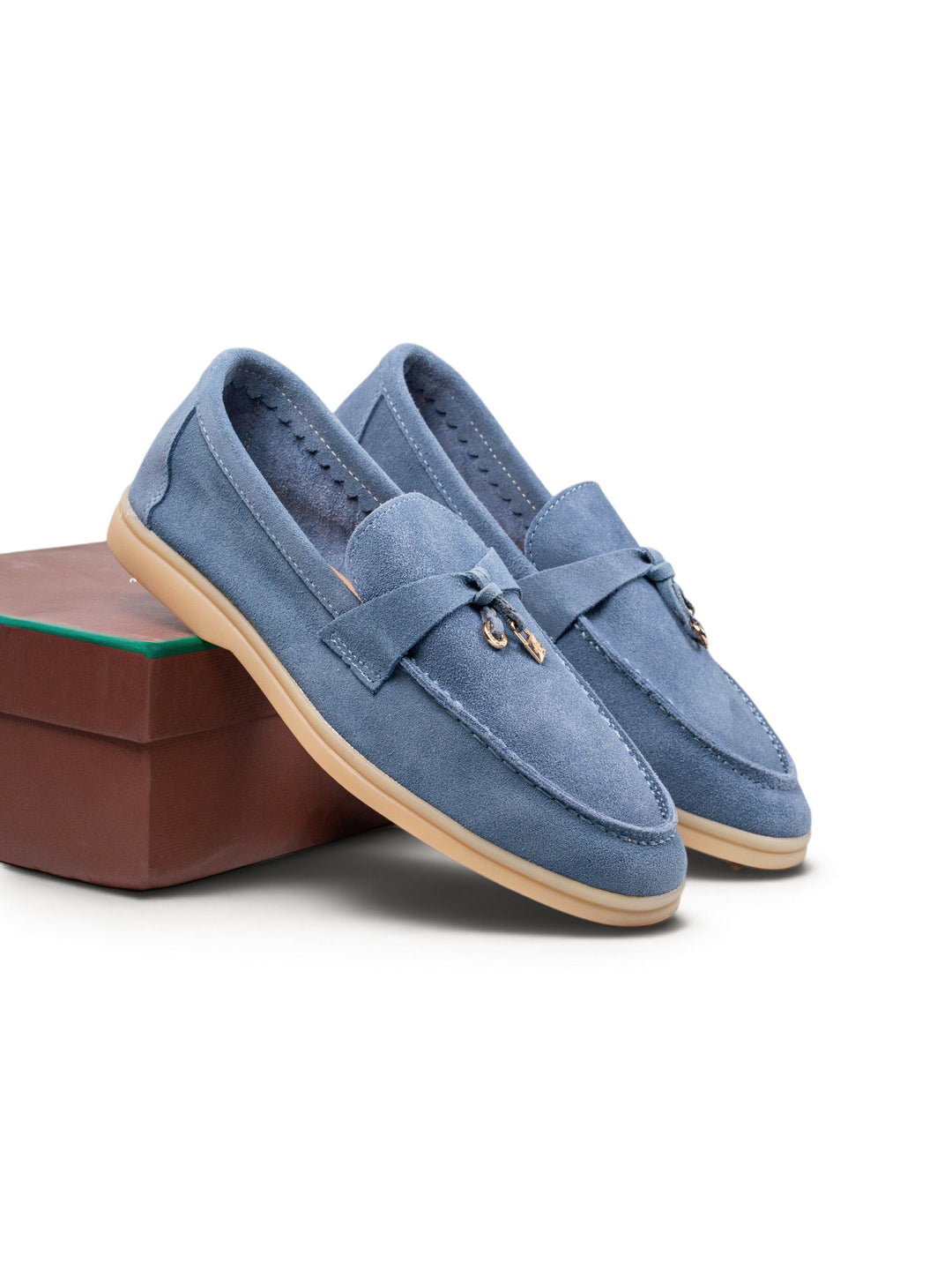 LP Loafers Denim Blue Velour